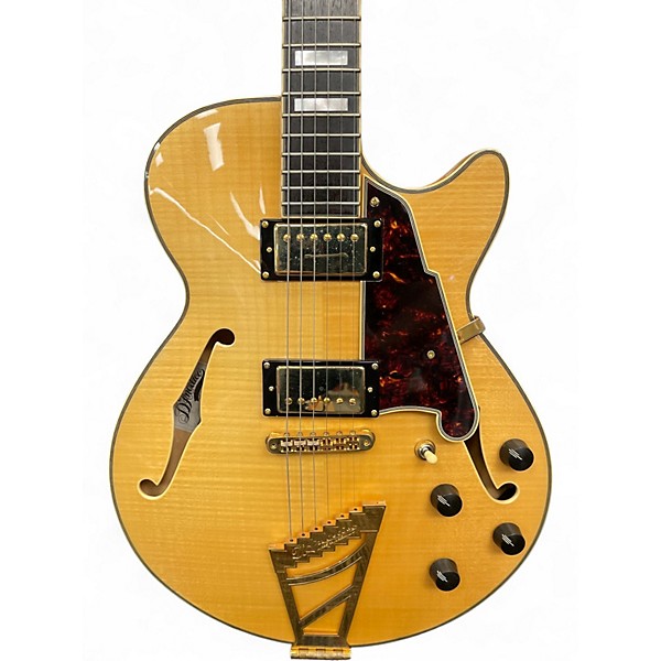 Used D'Angelico EX-SS Natural Hollow Body Electric Guitar