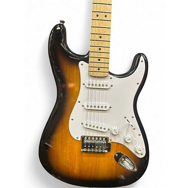 Used Squier Sonic Stratocaster 2 Color Sunburst Solid Body Electric Guitar