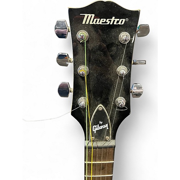 Used Maestro LES PAUL JR Blue Burst Solid Body Electric Guitar