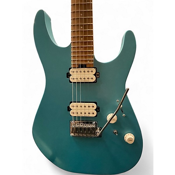 Used Charvel Charvel Pro-Mod DK24 HH 2PT CM MATTE FROST METALLIC BLUE Solid Body Electric Guitar
