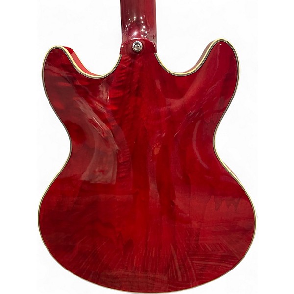 Used Sire LARRY CARLTON H7 SEE THRU RED Hollow Body Electric Guitar