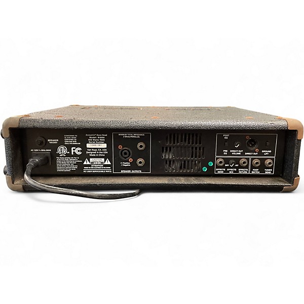 Used Acoustic B600H Bass Amp Head