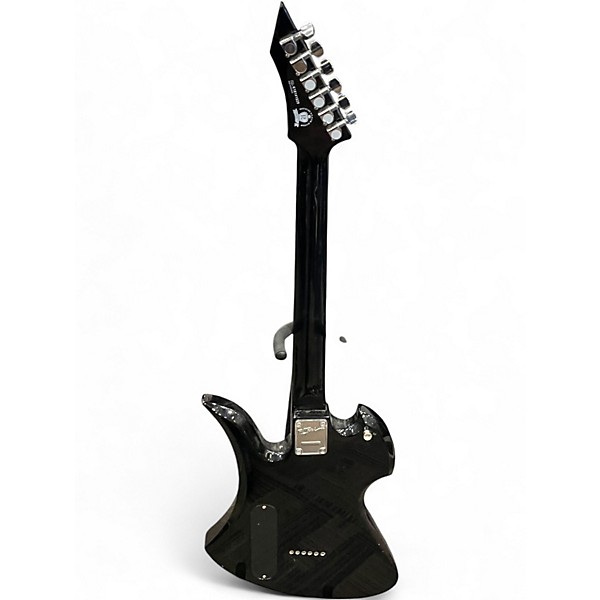 Used B.C. Rich Bronze Series Mockingbird Black Solid Body Electric Guitar