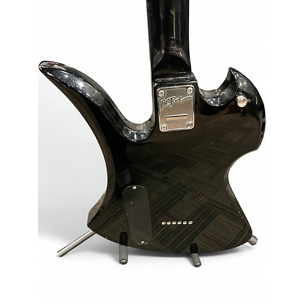 Used B.C. Rich Bronze Series Mockingbird Black Solid Body Electric Guitar