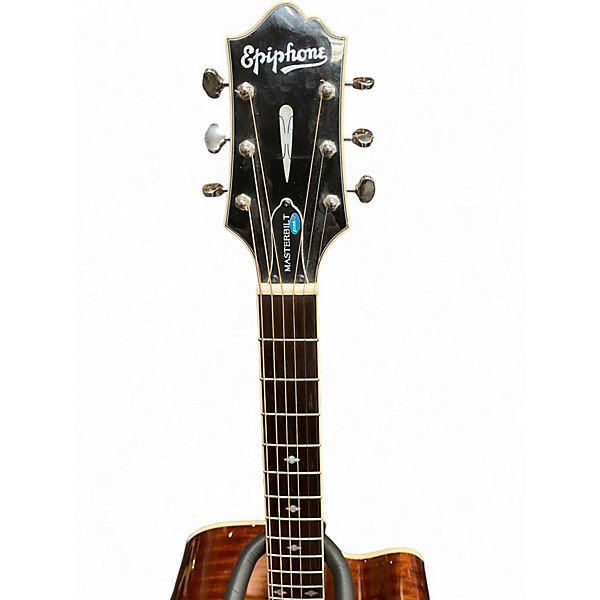 Used Epiphone DR500MCE Masterbuilt Sunburst Acoustic Electric Guitar