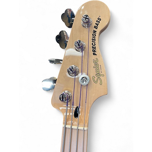 Used Squier Affinity Precision Bass PJ Olympic White Electric Bass Guitar