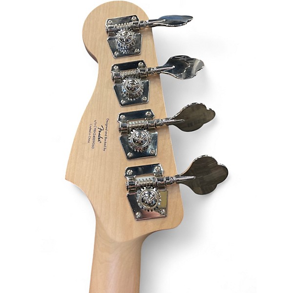 Used Squier Affinity Precision Bass PJ Olympic White Electric Bass Guitar