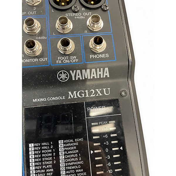 Used Yamaha MG12XU Unpowered Mixer