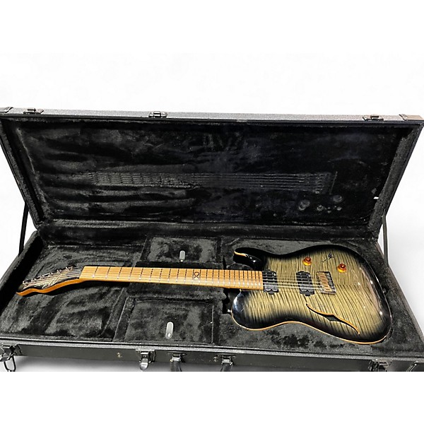 Used Chapman ML3 Pro MODERN Semi Hollowbody Trans Charcoal Hollow Body Electric Guitar