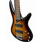Used Ibanez SR505 5 String Dark Cherry Burst Electric Bass Guitar