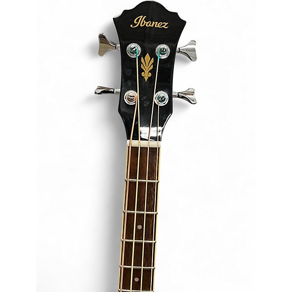 Used Ibanez AEB5E Black Acoustic Bass Guitar