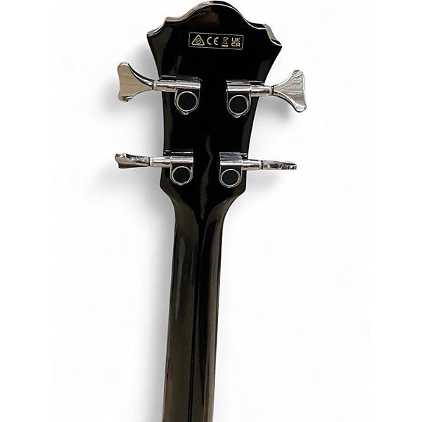 Used Ibanez AEB5E Black Acoustic Bass Guitar