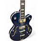 Used 2022 Epiphone Uptown Kat ES sapphire blue metallic Hollow Body Electric Guitar