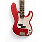 Used Squier BASS MINI Candy Apple Red Electric Bass Guitar