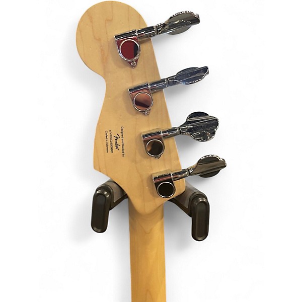 Used Squier BASS MINI Candy Apple Red Electric Bass Guitar