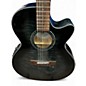 Used Mitchell MX-430QAB Midnight Black Acoustic Electric Guitar