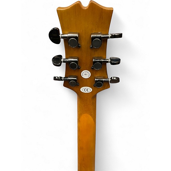 Used Mitchell MX-430QAB Midnight Black Acoustic Electric Guitar