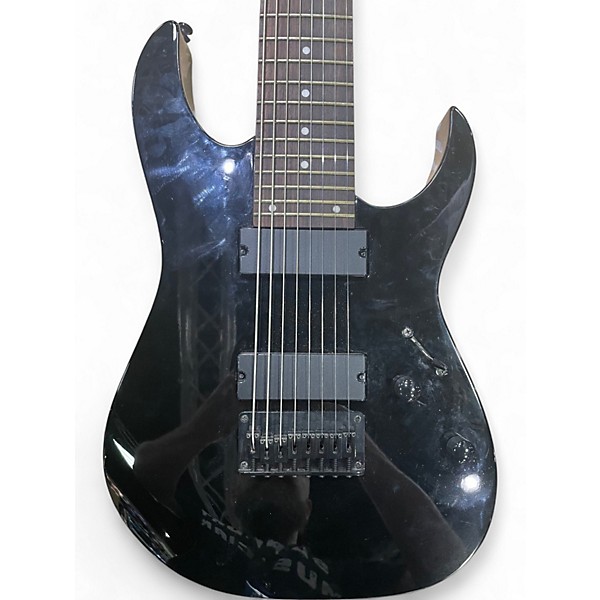 Used Ibanez RG8 8 String BLACK Solid Body Electric Guitar