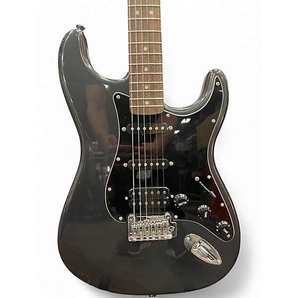 Used Squier Affinity Stratocaster BLACK Solid Body Electric Guitar