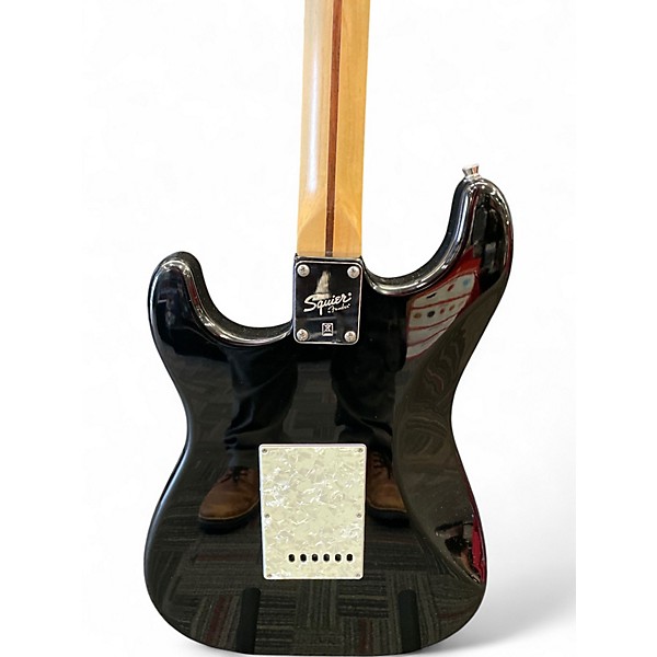 Used Squier Affinity Stratocaster Black Solid Body Electric Guitar