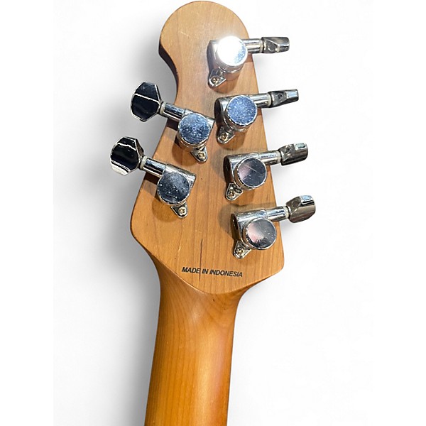Used Sterling by Music Man Cutlass Blue Solid Body Electric Guitar