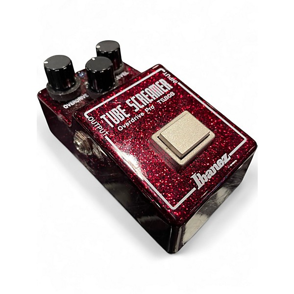 Used Ibanez TS 808 40TH Anniversary Red Sparkle Effect Pedal