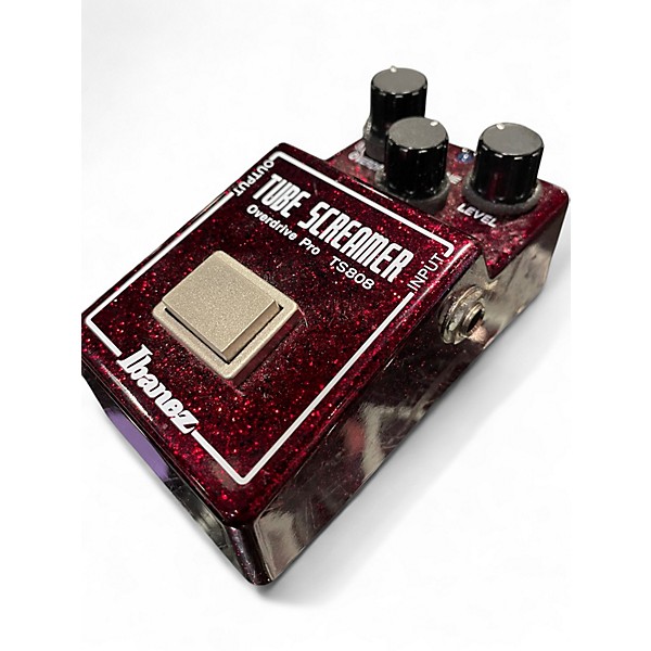 Used Ibanez TS 808 40TH Anniversary Red Sparkle Effect Pedal