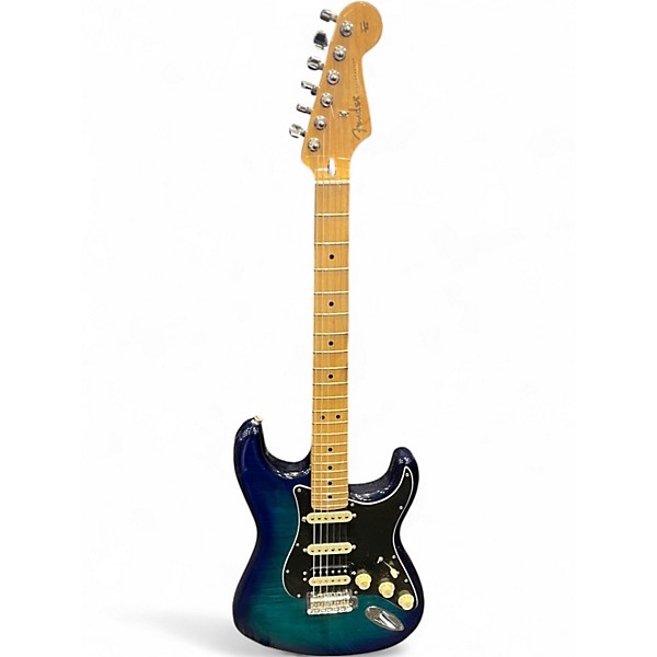 Used Fender Player Stratocaster HSS Ocean Blue Burst Solid Body Electric Guitar