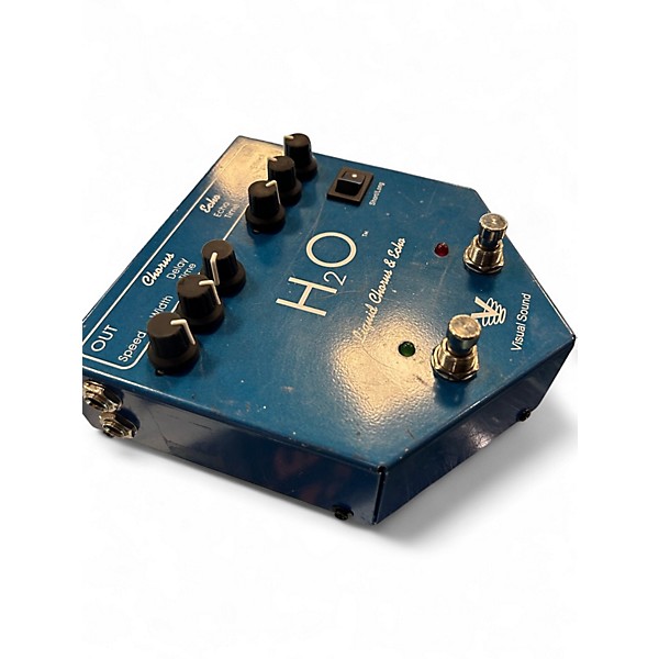 Used Visual Sound H2O Liquid Chorus Echo Effect Processor