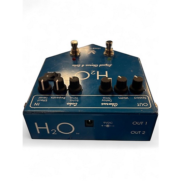 Used Visual Sound H2O Liquid Chorus Echo Effect Processor