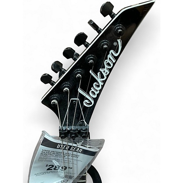 Used Jackson JS34 Dinky Silver Burst Solid Body Electric Guitar