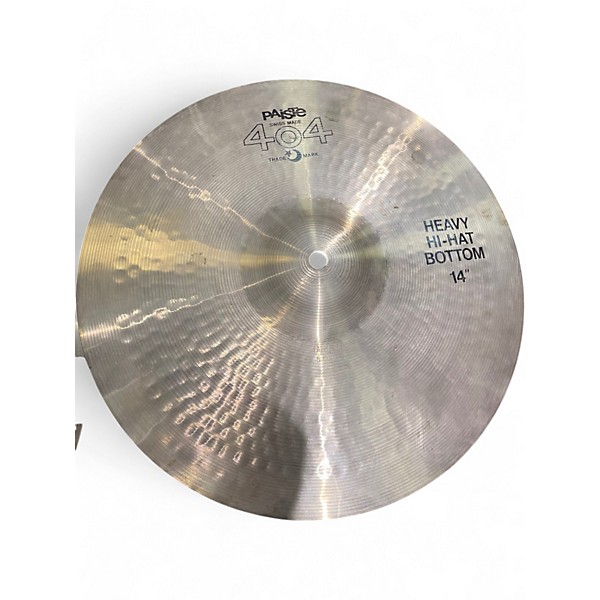 Used Paiste 14in 404 HI HAT PAIR Cymbal