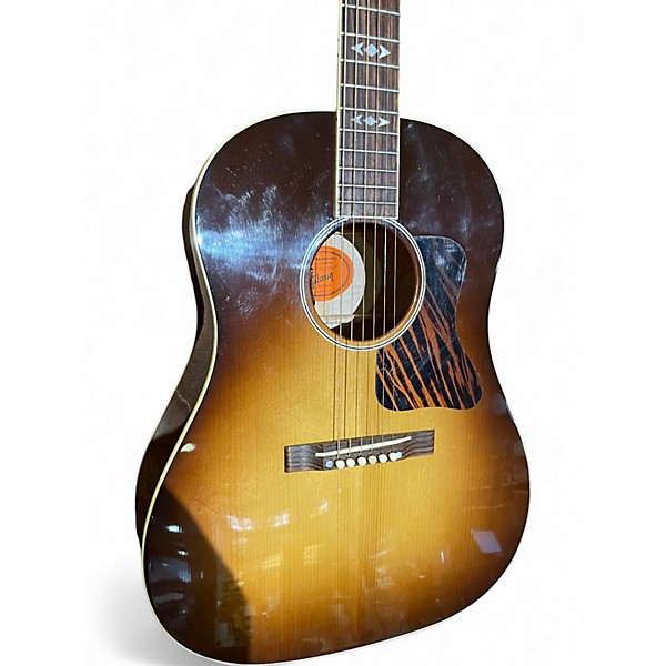 Used 2014 Gibson ADVANCED JUMBO IRON MOUNTAIN 2 Tone Sunburst Acoustic Electric Guitar