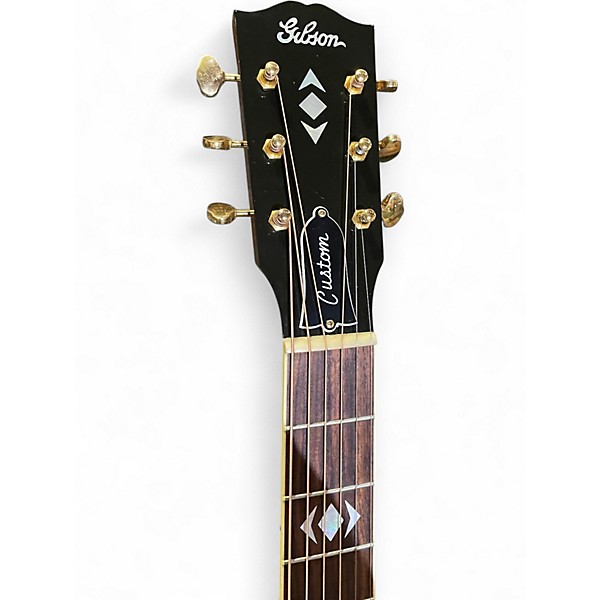 Used 2014 Gibson ADVANCED JUMBO IRON MOUNTAIN 2 Tone Sunburst Acoustic Electric Guitar