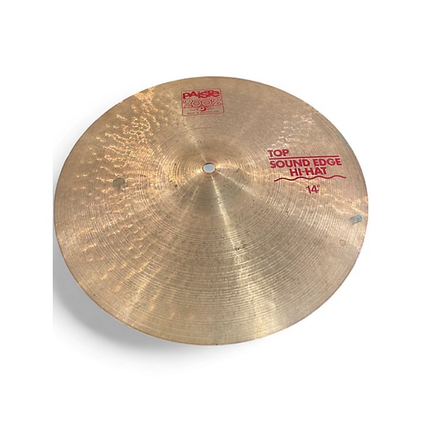 Used Paiste 14in Alpha Sound Edge Hi Hat Pair Cymbal