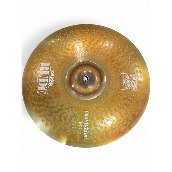 Used Paiste 16in Rude Classic Crash Ride Cymbal