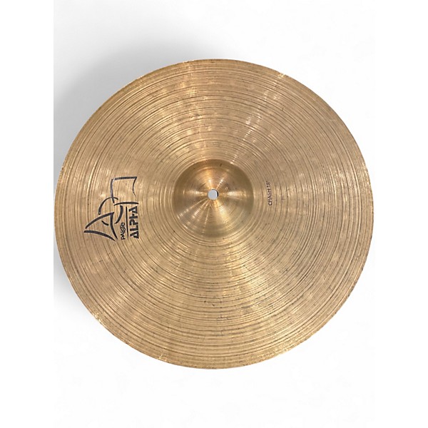 Used Paiste 18in ALPHA CRASH Cymbal