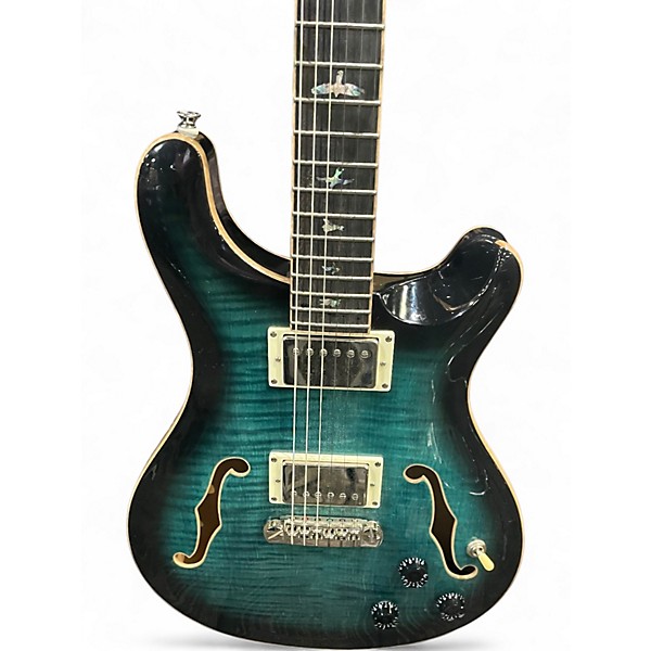 Used PRS HOLLOWBODY II PIEZO PEACOCK BLUE Hollow Body Electric Guitar
