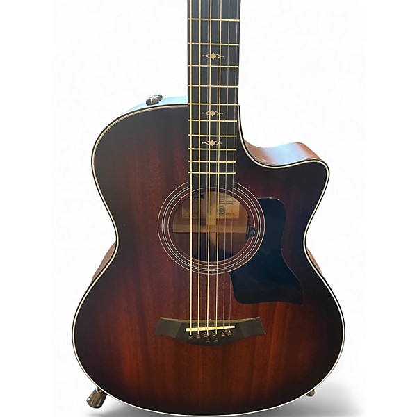 Used Taylor 326ce Baritone-8 Special edition 2 Tone Sunburst Acoustic Electric Guitar