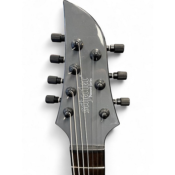 Used Schecter Guitar Research KM-7 MK3 Gray Solid Body Electric Guitar