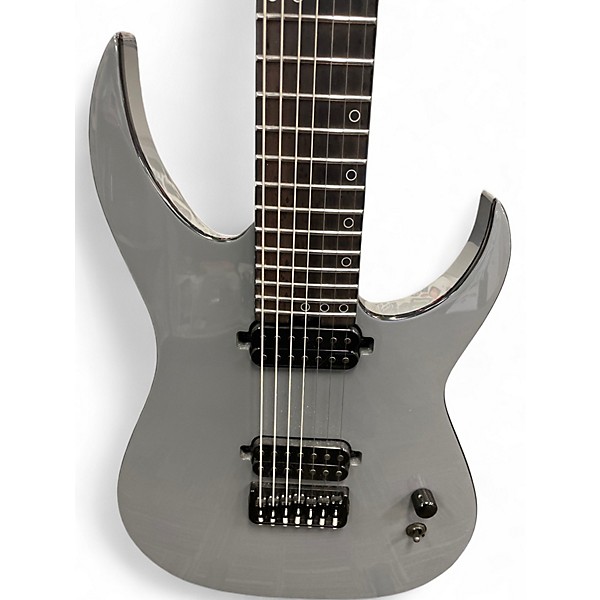 Used Schecter Guitar Research KM-7 MK3 Gray Solid Body Electric Guitar