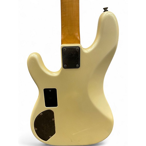 Used 1980s Fender Power Jazz Bass Special Cream Electric Bass Guitar