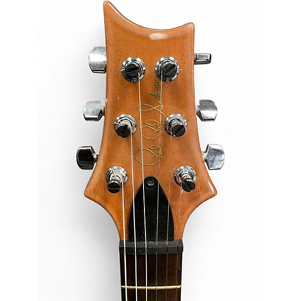 Used PRS Custom 24 10 Top Amber Solid Body Electric Guitar