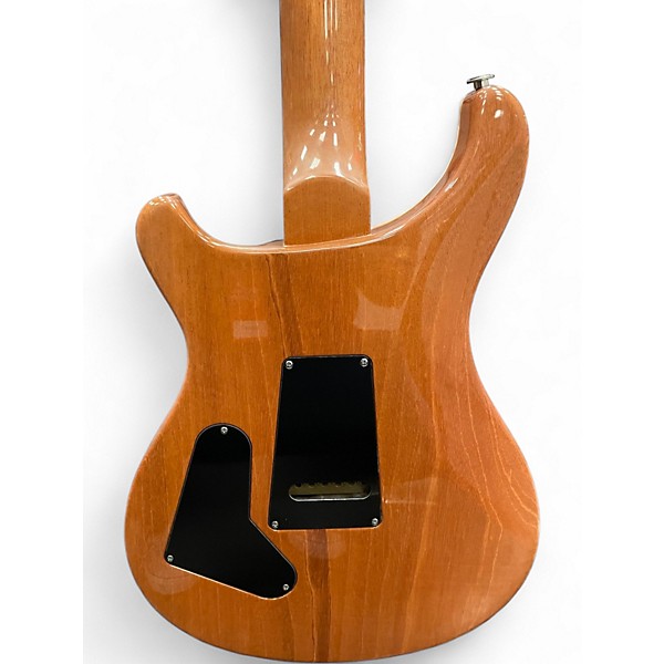 Used PRS Custom 24 10 Top Amber Solid Body Electric Guitar