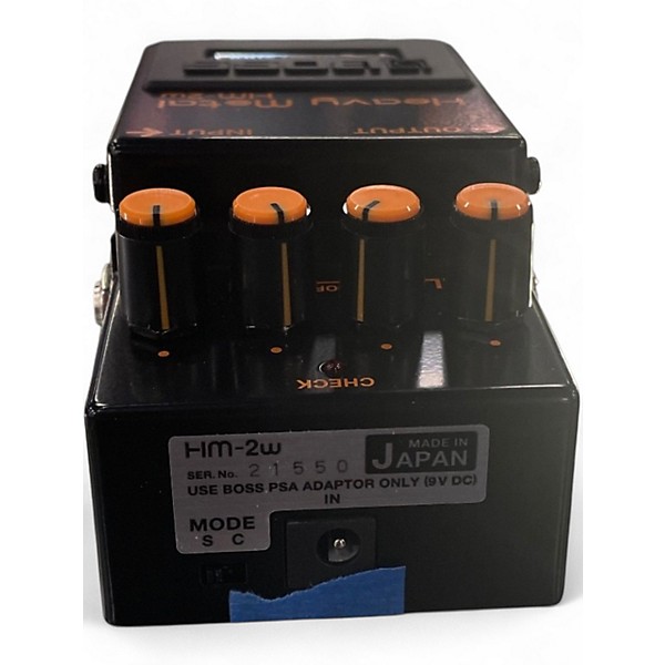 Used BOSS HM2W Heavy Metal Effect Pedal