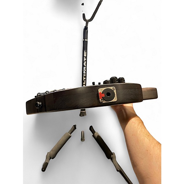 Used Ibanez BTB805MS TRANSPARENT GRAY FLAT Electric Bass Guitar