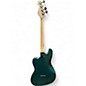 Used Squier PARANORMAL RASCAL BASS HH Sherwood Green Metallic Electric Bass Guitar