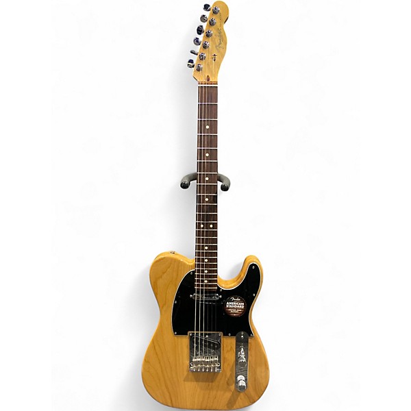 Used Fender American Standard Telecaster Natural Ash Solid Body Electric Guitar