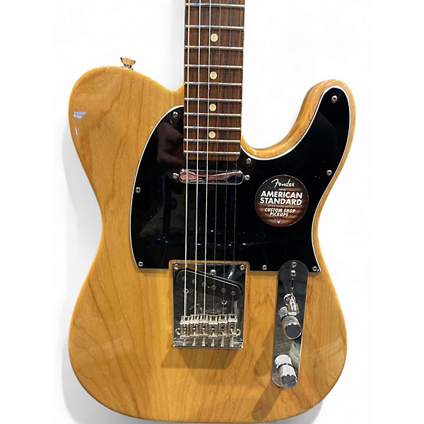 Used Fender American Standard Telecaster Natural Ash Solid Body Electric Guitar