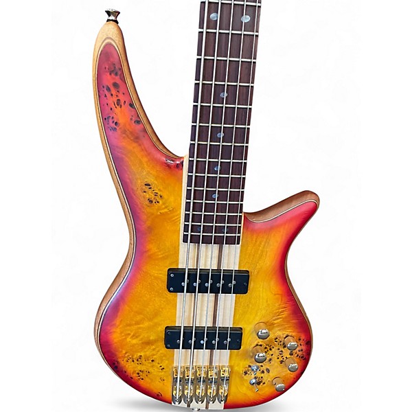 Used 2020 Jackson SPECTRA SBV Orange Electric Bass Guitar